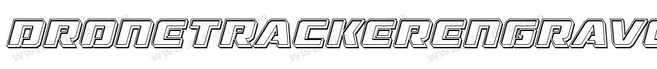DroneTrackerEngravedItalic-17Re字体转换