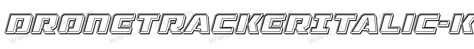 DroneTrackerItalic-KzpA字体转换