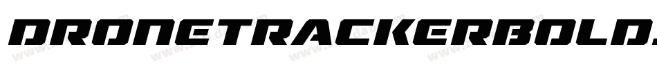DroneTrackerBoldItalic-MnEB字体转换