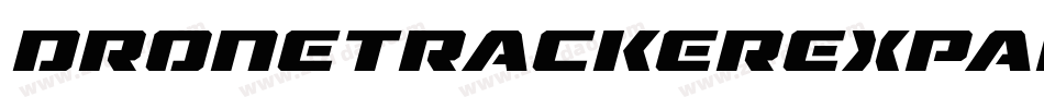 DroneTrackerExpandedItalic-BxO3字体转换