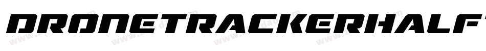 DroneTrackerHalftoneItalic-MnEw字体转换