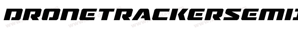 DroneTrackerSemiItalic-LlGD字体转换