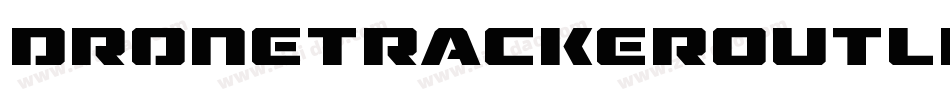DroneTrackerOutlineItalic-mAya字体转换