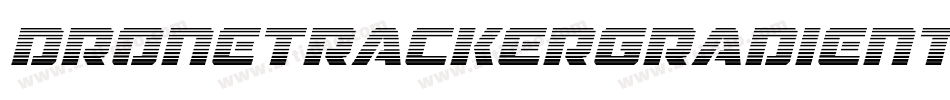 DroneTrackerGradientItalic-Y7Ka字体转换