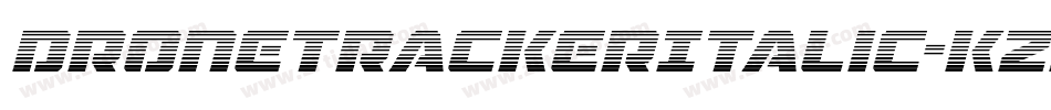 DroneTrackerItalic-KzpA字体转换