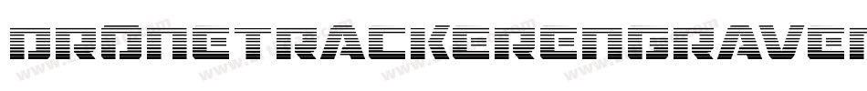 DroneTrackerEngravedItalic-17Re字体转换