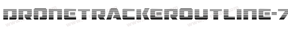 DroneTrackerOutline-7gKR字体转换