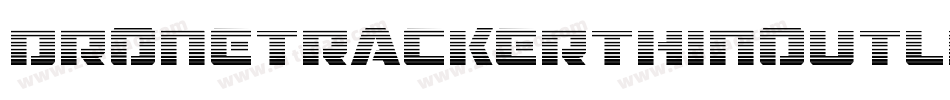DroneTrackerThinoutlineItal-oVpa字体转换