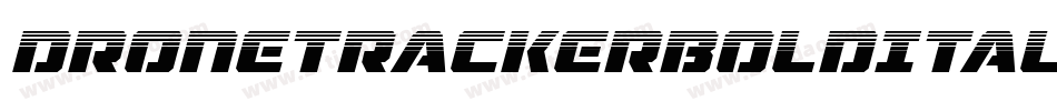 DroneTrackerBoldItalic-MnEB字体转换