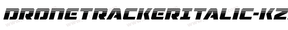 DroneTrackerItalic-KzpA字体转换