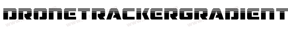 DroneTrackerGradientItalic-Y7Ka字体转换