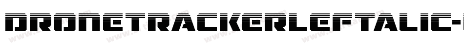 DroneTrackerLeftalic-w6W8字体转换