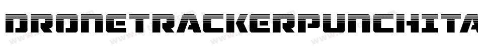 DroneTrackerPunchItalic-PBlx字体转换