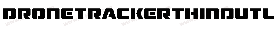 DroneTrackerThinoutlineItal-oVpa字体转换