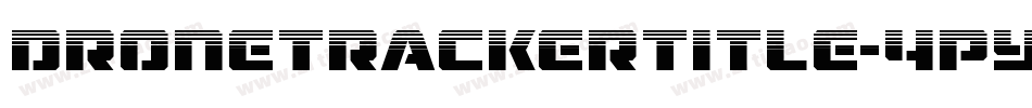 DroneTrackerTitle-4PYx字体转换