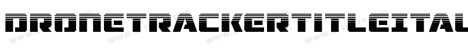 DroneTrackerTitleItalic-0w1R字体转换