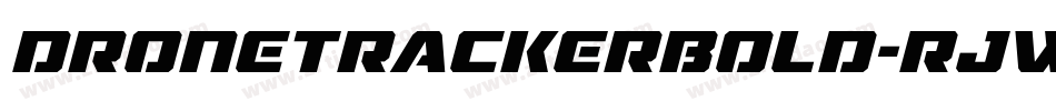 DroneTrackerBold-rjW8字体转换