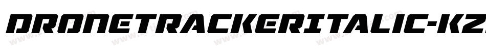 DroneTrackerItalic-KzpA字体转换