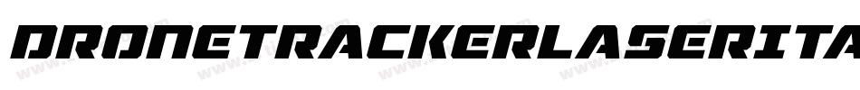 DroneTrackerLaserItalic-v6G7字体转换