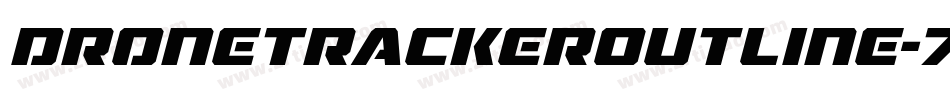 DroneTrackerOutline-7gKR字体转换