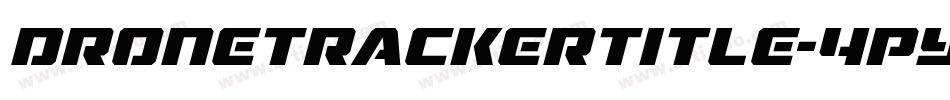 DroneTrackerTitle-4PYx字体转换