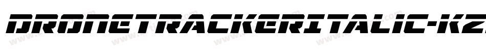 DroneTrackerItalic-KzpA字体转换