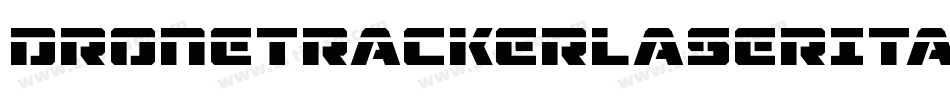 DroneTrackerLaserItalic-v6G7字体转换