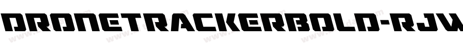 DroneTrackerBold-rjW8字体转换
