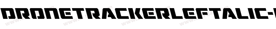 DroneTrackerLeftalic-w6W8字体转换