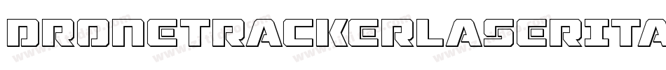 DroneTrackerLaserItalic-v6G7字体转换