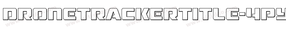 DroneTrackerTitle-4PYx字体转换