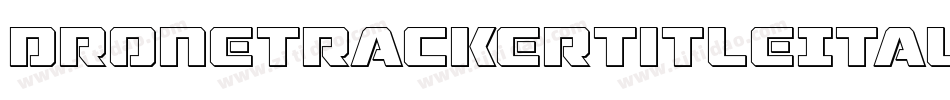 DroneTrackerTitleItalic-0w1R字体转换