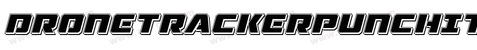 DroneTrackerPunchItalic-PBlx字体转换