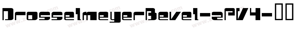DrosselmeyerBevel-zPV4字体转换