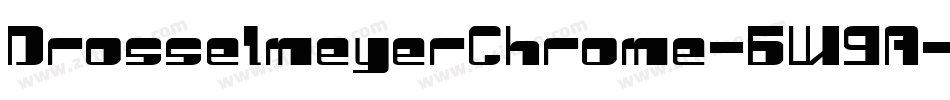 DrosselmeyerChrome-6W9A字体转换