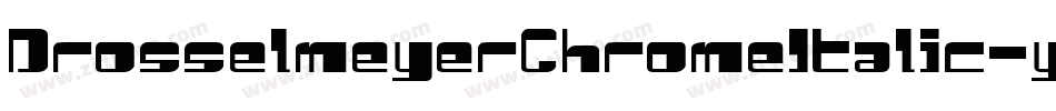 DrosselmeyerChromeItalic-ydVe字体转换