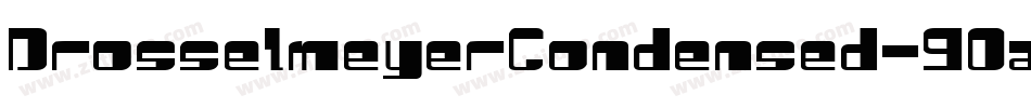 DrosselmeyerCondensed-9Oan字体转换