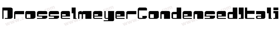 DrosselmeyerCondensedItalic-l1W0字体转换
