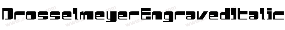 DrosselmeyerEngravedItalic-1gLB字体转换