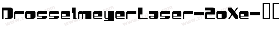 DrosselmeyerLaser-2oXe字体转换