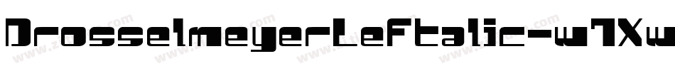 DrosselmeyerLeftalic-w7Xw字体转换