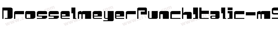 DrosselmeyerPunchItalic-m9M2字体转换