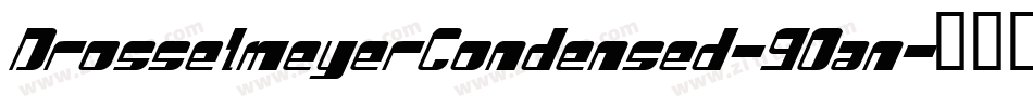 DrosselmeyerCondensed-9Oan字体转换