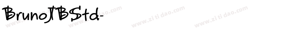 BrunoJBStd字体转换