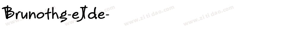 Brunothg-eJde字体转换