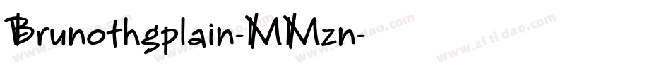 Brunothgplain-MMzn字体转换