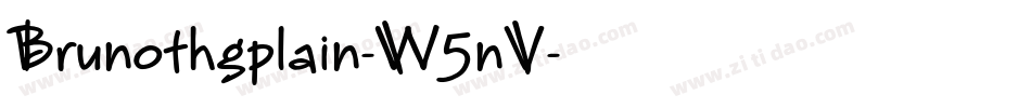 Brunothgplain-W5nV字体转换