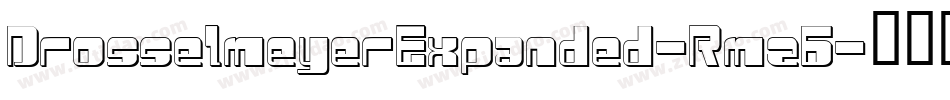 DrosselmeyerExpanded-Rmz6字体转换