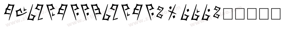 AngularRegular-7BDB字体转换