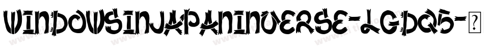 WindowsInJapanInverse-lgdq5字体转换